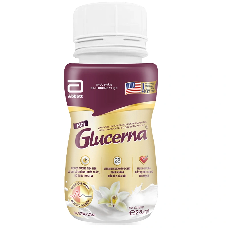 Thực phẩm dinh dưỡng y học Glucerna hương vani - 2